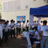 Road Safety Awareness Campaign on ''A Helmet, Save a Life'' with Secondary and High School Students.